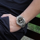 精工（SEIKO）手表 日本原装进口5号系列日韩表100米防水夜光水鬼运动机械男士腕表 SRP599J1 生日礼物2050元