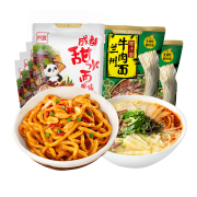 京东极速版：阿宽 甜水面 成都特色小吃  组合共6袋*270g4袋原味甜水面+2袋巷子面