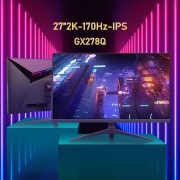 IC 27英寸2k电竞显示器165Hz台式电脑NanoIPS屏幕低蓝光 支持170Hz GX278Q丨新一代NanoIPS