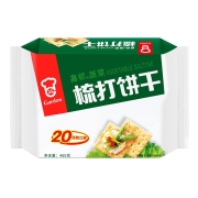 嘉顿（Garden）苏打饼干零食 蔬菜味 梳打饼干优惠装 460g/袋
