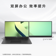 LG gram 2022款16英寸轻薄本 16:10大画面 正版office Evo平台 笔记本电脑 (12代酷睿i7 32G 1TBSSD 雷电4)黑