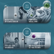 松下（Panasonic） 新风系统家用双向流全热交换PM2.5过滤去甲醛除雾霾颗粒物壁挂式新风 FV-RZ06V1（标准版）