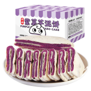 有券的上: 颜飘飘 紫薯芋泥饼 300g/箱