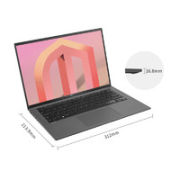 LG 乐金 gram 2022款 14英寸笔记本电脑（i7-1260P、16GB、1TB SSD）