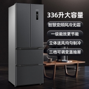 新飞（Frestec）336升变频一级能效法式多门冰箱家用无霜BCD-336WK7AT纤薄多维风冷循环