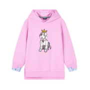HAZZYS 哈吉斯 女童休闲连帽卫衣