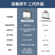 摩飞电器（Morphyrichards） 刀具砧板筷子菜板消毒机家用多功能紫外线杀菌收纳烘干机 二代升级款刀具消毒机MR1001