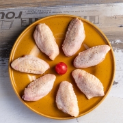 大江冷冻鸡翅中1kg 烧烤食材鸡翅 红烧鸡翅膀 火锅卤煮食材炸鸡翅中健康轻食