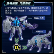 变形金刚(Transformers) 儿童男孩玩具车模型机器人手办生日礼物 超能勇士复古系列 灰狼勇士F4227