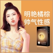 强生美瞳月抛型安视优强生隐形眼镜美瞳月抛混血系列啵啵实验室月抛 霓虹棕 175