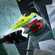 Reebok锐步官方男鞋女鞋FZ1877舒适潮流休闲复古气囊充气老爹鞋 FZ1877_淡蓝色/荧光黄/灰色/红色 中国码:42(27cm),US:9