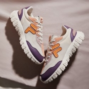 限尺码：FILA 斐乐 FUSION系列 女子休闲运动鞋 T12W131103BDP