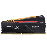 金士顿 (Kingston) FURY 16GB(8G×2)套装 DDR4 3200 台式机内存条 Beast野兽系列 RGB灯条 骇客神条