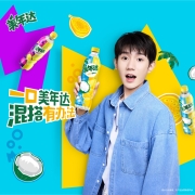 美年达可乐 Mirinda 百香果青椰味 果味汽水 低糖酸甜 瓶装 碳酸饮料 整箱 500ml*12瓶 百事可乐出品