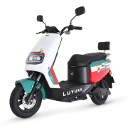绿源超长续航电动摩托车 72V23A石墨烯电池 NFC解锁   S20 云杉绿-品红(预计10天内发货)