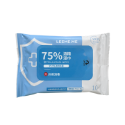 有券的上：LEEME.ME 粒米75%酒精湿巾   10片*1包
