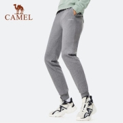 骆驼 男女 运动针织休闲裤 口袋拉链设计