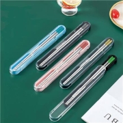 沃德百惠（WORTHBUY）便携餐具316L不锈钢筷子+便携盒