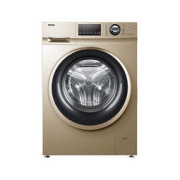 百亿补贴：Haier 海尔 G100108B12G 滚筒洗衣机 10kg 香槟金