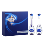 PLUS会员：YANGHE 洋河 梦之蓝 蓝色经典 M3 45%vol 浓香型白酒 500ml*2瓶 礼盒装