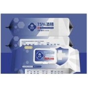 Runhe 润荷 75%酒精大包装湿巾酒精杀菌湿巾80片5大包