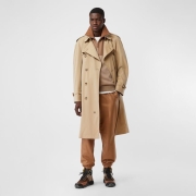 博柏利 BURBERRY 男士蜂蜜色威斯敏斯特版 Heritage Trench风衣 40734781 52