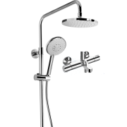 KOHLER 科勒 K-21724T 齐乐恒温淋浴花洒 升级圆形大顶喷