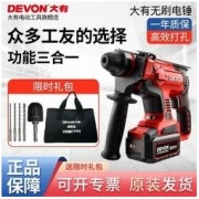 DEVON 大有 5401充电无刷电锤电镐两用电锤混凝土打孔工业级三合一冲击钻