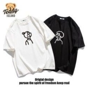TEDDY ISLAND 泰迪100%纯棉短袖t恤情侣款520学生上衣服