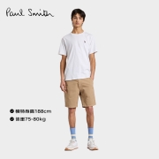 保罗史密斯 PS Paul Smith 斑马系列男士白色 斑马徽标圆领经典款T恤 M2R-011R-AZEBRA-01-XS