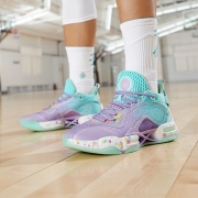 361度【AG2X】篮球鞋男鞋阿隆戈登二代E韧科技球2022秋季新款缓震舒适后卫鞋 跳跳糖 42