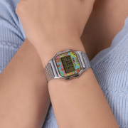 Timex T80 × Coca-Cola® 天美时 可口可乐联名款 Unity系列 时尚钢带方块表TW2V25900YB  直邮含税到手￥374.59