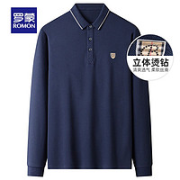 ROMON 罗蒙 男士长袖POLO衫