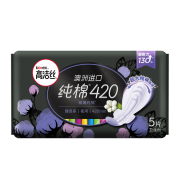 有券的上：Kotex 高洁丝 0.08极薄吸收芯 夜用卫生巾 420mm5片