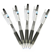 百乐（PILOT）Juice彩色按动中性笔啫喱笔手账笔果汁笔 黑色 0.5mm 5支装 LJU-10EF原装进口