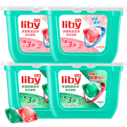 PLUS会员：Liby 立白 浓缩洗衣凝珠套装 52颗*4盒