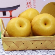佳农Goodfarmer正宗山东莱阳秋月梨当季净重3kg以上 6-8个礼盒装