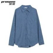 缤慕PROMONE灯芯绒衬衫女港风设计感小众上衣高档次宽松春秋女装
