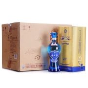 洋河蓝色经典海之蓝浓香型绵柔白酒 42度520ml*6瓶整箱