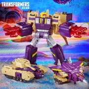 变形金刚(Transformers) 儿童男孩玩具车模型手办机器人机甲生日礼物 传世系列 领袖级 三变战士 闪电F3062