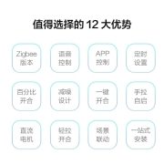 绿米Aqara 智能窗帘电机（Zigbee版）电动窗帘轨道 接入米家APP/Homekit需搭配网关 【双轨套装丨不含测量】窗帘电机+3米内直轨+安装