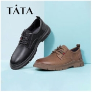 Tata/他她2022春商场同款时尚百搭休闲鞋复古男鞋新款 38 棕色314元