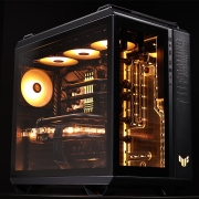 华硕（ASUS）TUF GAMING GT502 弹药库机箱 双仓设计/免工具拆卸/双面侧透/创新散热/GPU支架