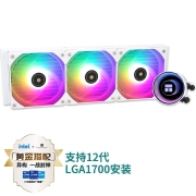 利民（Thermalright）Frozen Notte 360 WHITE ARGB冰封魔境 360水冷 一体式水冷散热器 多平台扣具