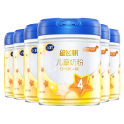 PLUS会员：飞鹤 星飞帆 儿童奶粉 4段 700克*6罐