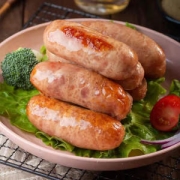 亚明食品 黑椒火山石无淀粉烤肠 2斤  猪肉含量≥85%