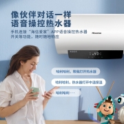海信（Hisense）50升电热水器速热增容健康灭菌遥控WIFI智控家用一级能效卫生间安全防电墙防电闸DC50-W3210i