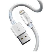 BASEUS 倍思 Lightning 2.4A 数据线 PVC 1.5m 白色 两条装