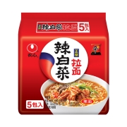 农心 辣白菜拉面 方便面 泡面袋面速食休闲零食 五连包 120g*5包