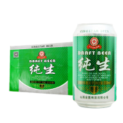 JXD 金星 啤酒 1982纯生 10° 330ml*6听*2件